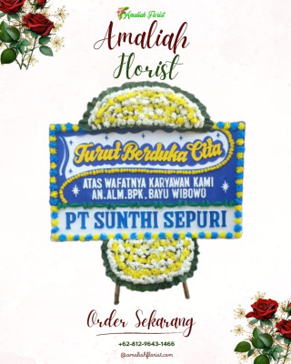 Papan Bunga Duka di Talo