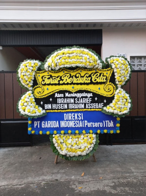 Papan Bunga Duka di Talo