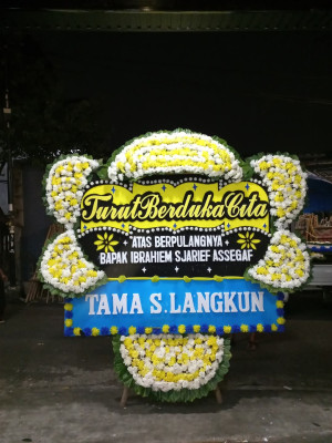 Papan Bunga Duka di Talo