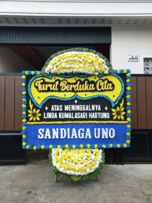 Papan Bunga Duka di Talo